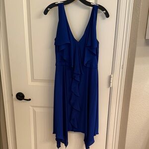 BCBGMaxAzria Royal Blue High Low Dress